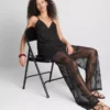 Paula Echevarría babydoll-top met kralen