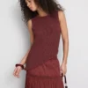 Paula Echevarría gebreide asymmetrische top