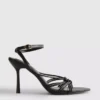 Paula Echevarría sandalen met geknoopte hakken