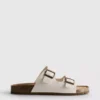 Sandalen met dubbele gespbandjes