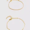 Set van 2 waterdichte armbanden met gemengd ontwerp