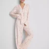 Stacey Solomon boyfriend-stijl pyjama met gingham-ruitjes