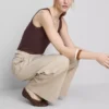 Tanktop met vierkante hals