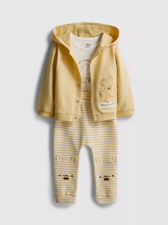 0-18 maanden | 3-delige Disney Winnie de Poeh-kleding set voor pasgeborenen