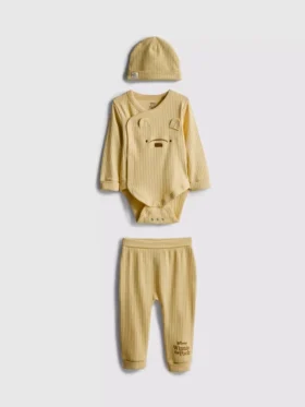 0-18 maanden | 3-delige Disney Winnie de Poeh ‘Room to Grow’-kleding set voor pasgeborenen