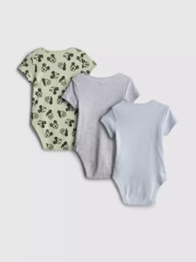0-18 maanden | 3-pack Disney’s Mickey Mouse en Donald Duck ‘Room to Grow’ rompertjes voor pasgeborenen