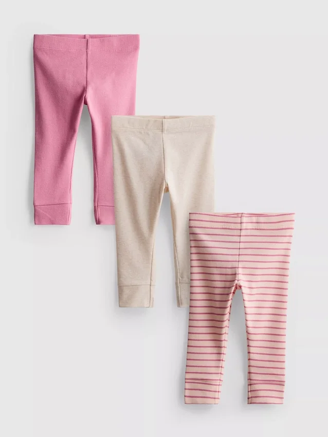 0-18 maanden | 3-pack legging voor pasgeborenen
