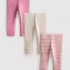 0-18 maanden | 3-pack legging voor pasgeborenen