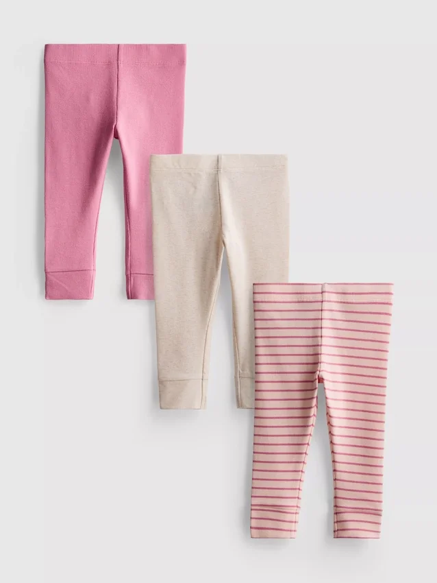 0-18 maanden | 3-pack legging voor pasgeborenen