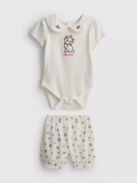 0-18 maanden | Disney’s De Aristokatten Marie-rompertje en bloomers Set voor pasgeborenen