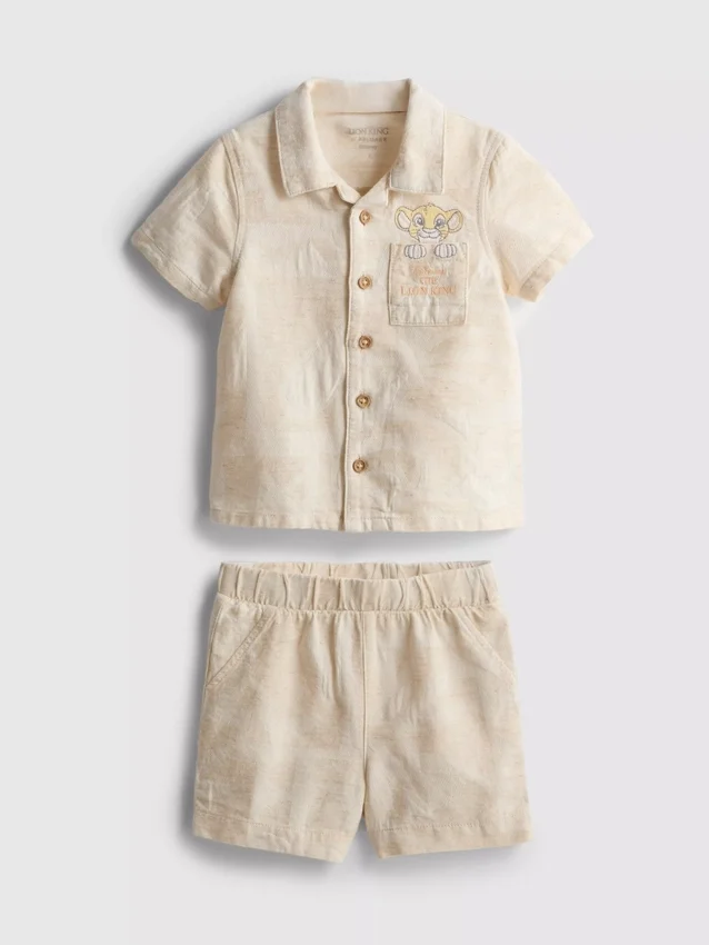 0-18 maanden | Disney’s The Lion King-set met shirt en shorts voor pasgeborenen