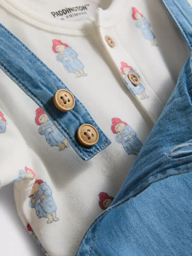 0-18 maanden | Paddington Bear-body en -rompertje, set voor pasgeborenen