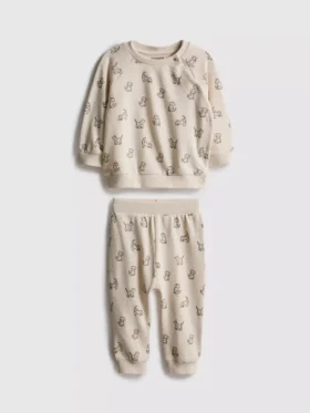 0-18 maanden | Set voor pasgeborenen met sweatshirt en Joggingbroeken met hondenprint