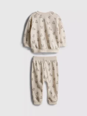 0-18 maanden | Set voor pasgeborenen met sweatshirt en Joggingbroeken met hondenprint