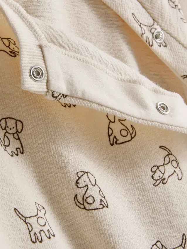 0-18 maanden | Set voor pasgeborenen met sweatshirt en Joggingbroeken met hondenprint