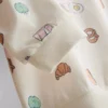 0-18 maanden | setje met sweatshirt en Shorts met voedselprint