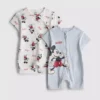 0-24 maanden | 2-pack Disney Mickey Mouse-rompertjes