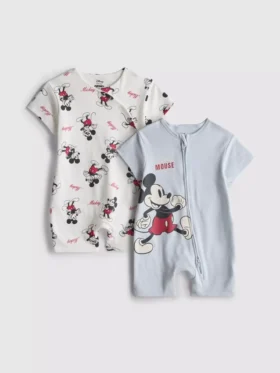 0-24 maanden | 2-pack Disney Mickey Mouse-rompertjes
