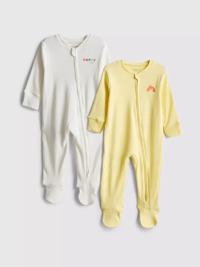 0-24 maanden | 2-pack slaapzakjes met ritssluiting