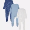 0-24 maanden | 3-pack slaapzakjes met drukknopen