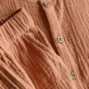 0-24 maanden | Setje van kaasdoek met overhemd en shorts