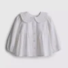 0-36 maanden | Blouse met kraag en lange mouwen
