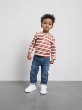 0-36 maanden | Jeans met omgeslagen boorden