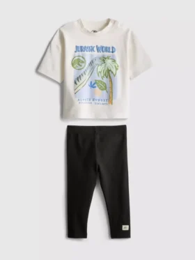 0-36 maanden | Jurassic World overhemd en legging set