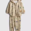 0-36 maanden | Jurassic World T-shirt, hoodie en joggingbroek set