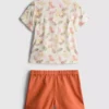 0-36 maanden | set van een bedrukt overhemd en een chino-short