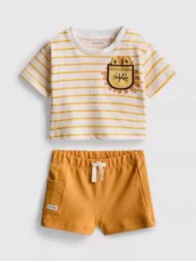0-36 maanden | setje met boxy T-shirt en Shorts