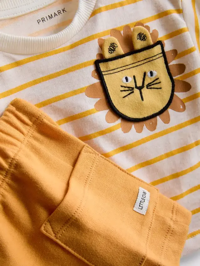 0-36 maanden | setje met boxy T-shirt en Shorts