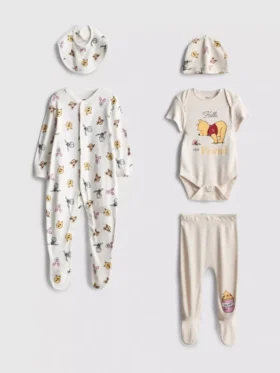 0-9 maanden | 5-delige Disney Winnie de Poeh-startset voor pasgeborenen