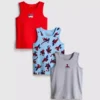 1,5-10 jaar | 3-pack Marvel Spider-Man-hemdjes