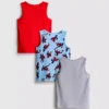 1,5-10 jaar | 3-pack Marvel Spider-Man-hemdjes