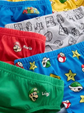 1,5-10 jaar | 6-pack Super Mario-slipjes