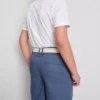 1,5-12 jaar | The Edit chino-short met riem van linnenmix