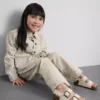 1,5-12 jaar | The Edit katoenen Jeans met krijtstreep