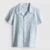 1,5-12 jaar | The Edit katoenen shirt met bloemenborduursel