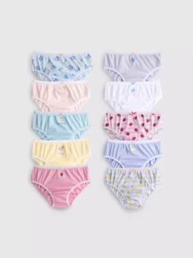 1,5-14 jaar | 10-pack boxershorts met fruitmotief en dagen van de week