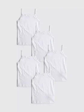 1,5-15 jaar | 5-pack cami-topjes