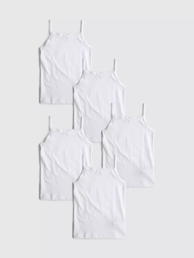1,5-15 jaar | 5-pack cami-topjes