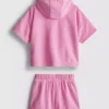 1,5-7 jaar | set met badhanddoek-hoodie en zwemshorts