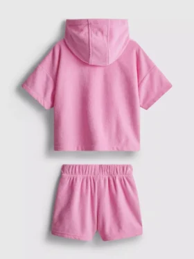 1,5-7 jaar | set met badhanddoek-hoodie en zwemshorts