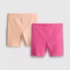 1,5-8 jaar | 2-pack geribde fietsshorts