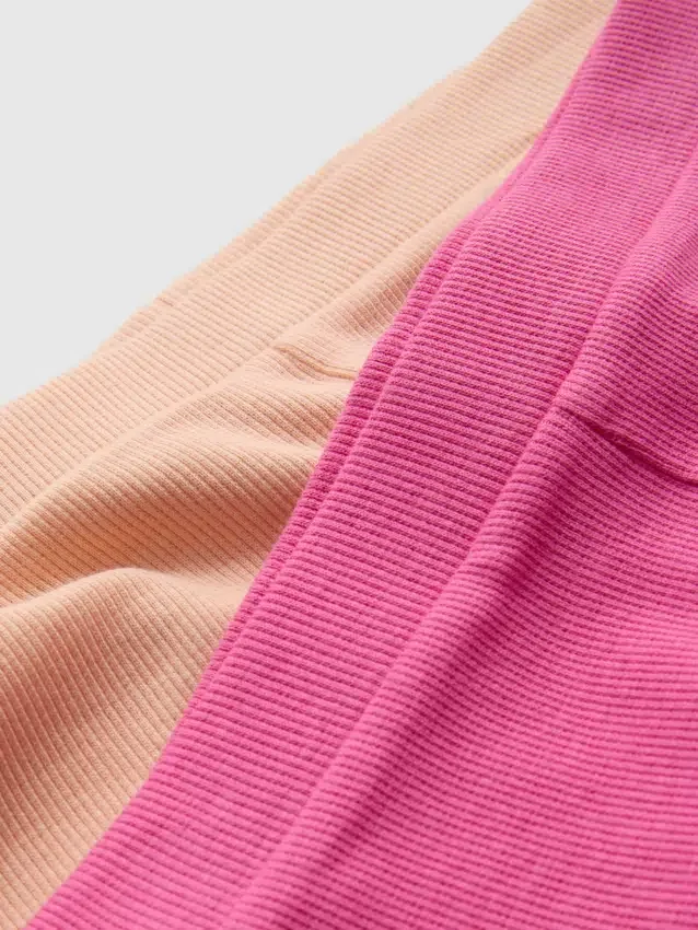 1,5-8 jaar | 2-pack geribde fietsshorts