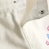 1,5-8 jaar | Disney's Stitch denimshort met contrasterende stiksels