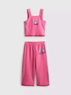 1,5-8 jaar | Disney's Stitch-set met top en broek met ric-rac-rand