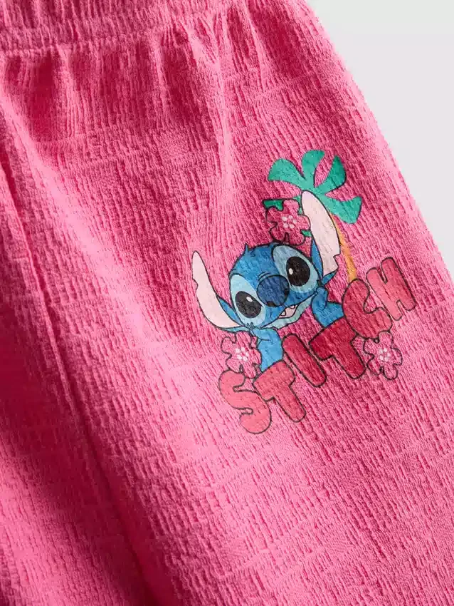 1,5-8 jaar | Disney's Stitch-set met top en broek met ric-rac-rand