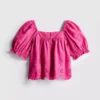 1,5-8 jaar | geborduurde bloemenblouse